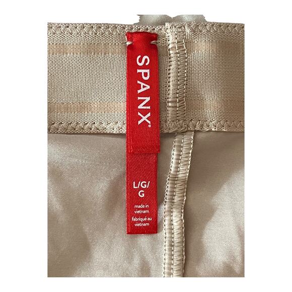 Spanx thong 10196R Suit Your Fancy High Waist tan Large L E2832 - Picture 3 of 5